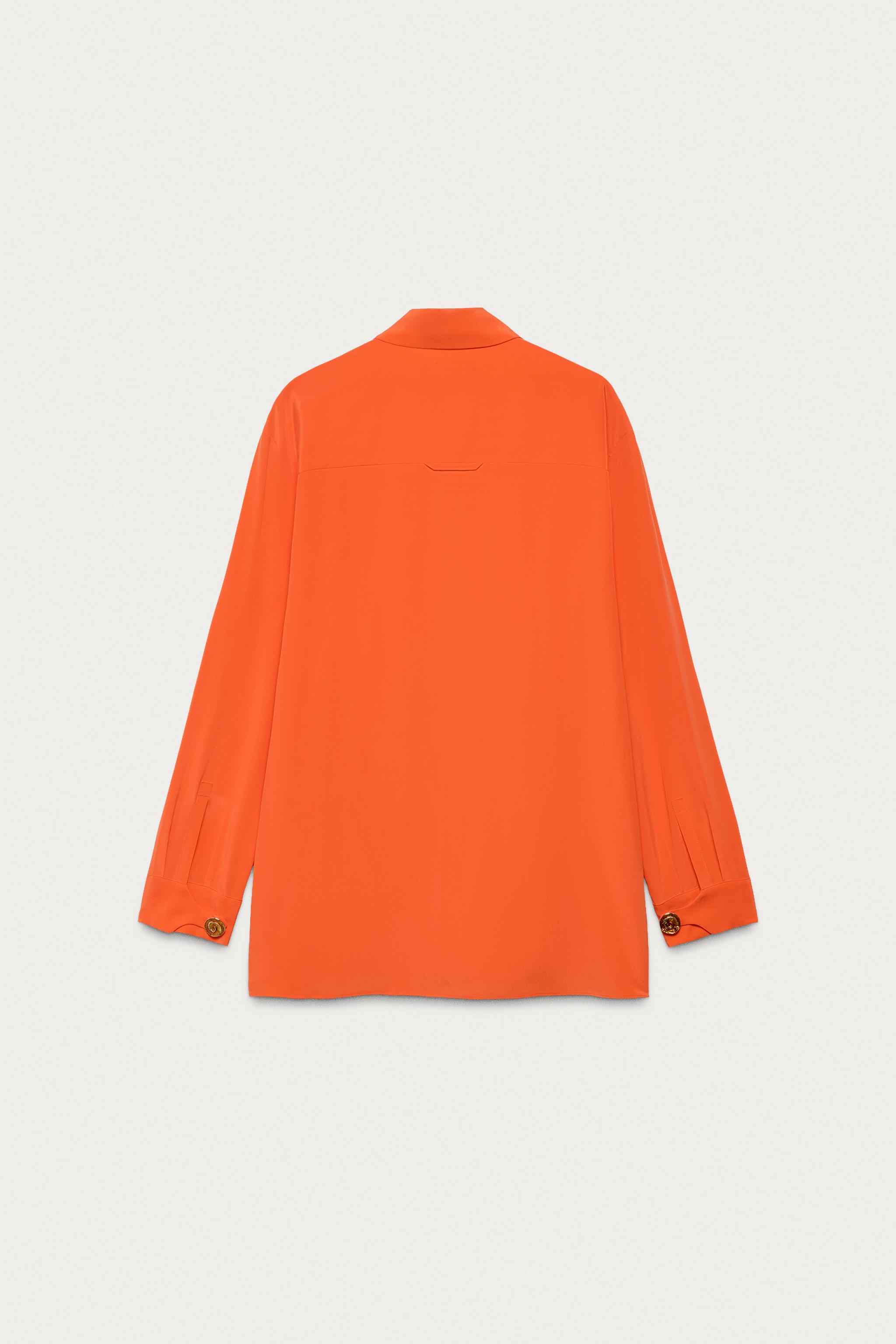 100% SILK SHIRT MARISA BERENSON X ZARA